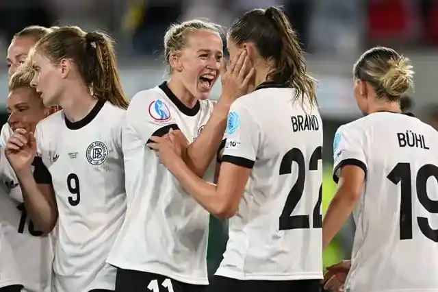 Jule Brand's magnificent goal helped Germany to their first win at the Euro. Poland was able to resist for a long time