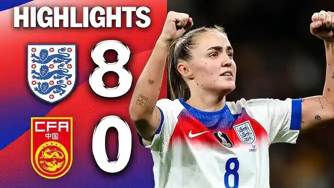 Hattrick on Wembley! The Lionesses defeated China on packed Wembley
