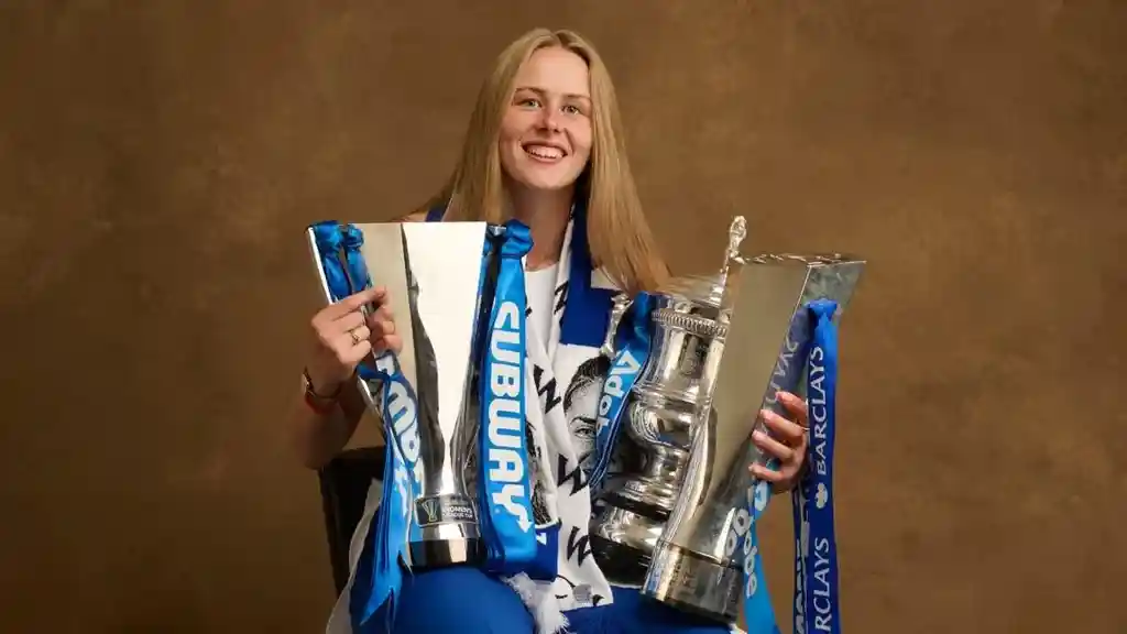 Doctors told her she couldn’t play football, now she is Chelsea and England's no. 1. Discover Hannah Hampton's story