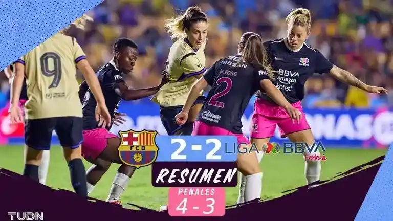 The friendly match between Barcelona and the MX All-Stars ended in a 2–2 draw. Check out the goals!