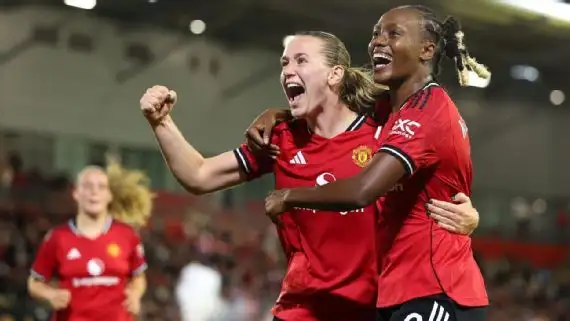 Manchester United will play in the Champions League for the first time