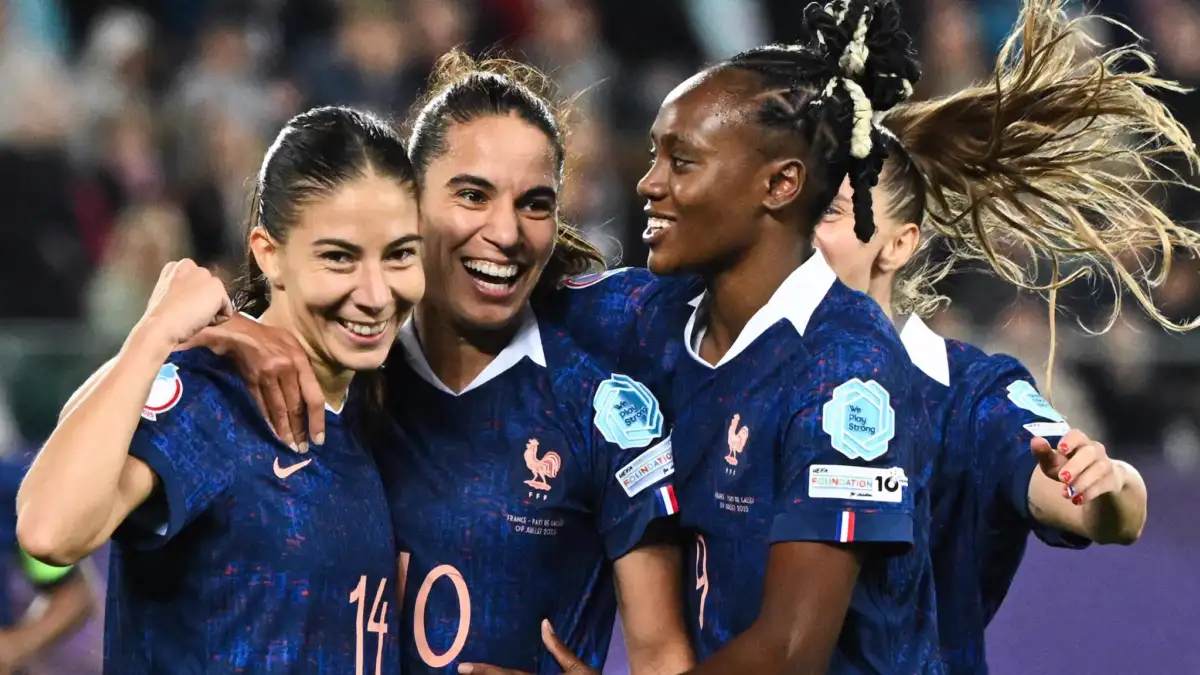 Sold out! The match between France and Germany filled the stadium