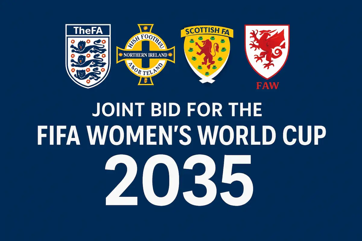 One bid, all together, The UK's submitted for 2035 World Cup