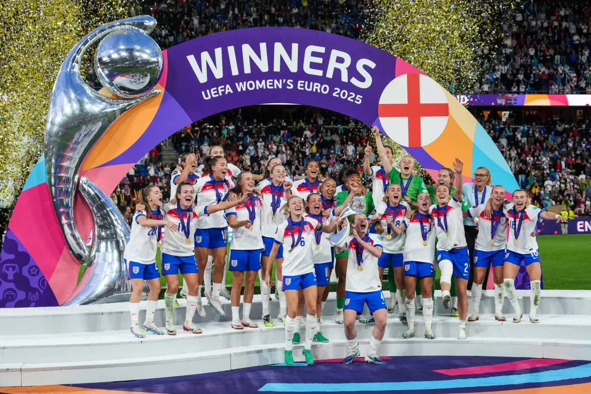 Home again! The Lionesses became back to back European champions one year ago