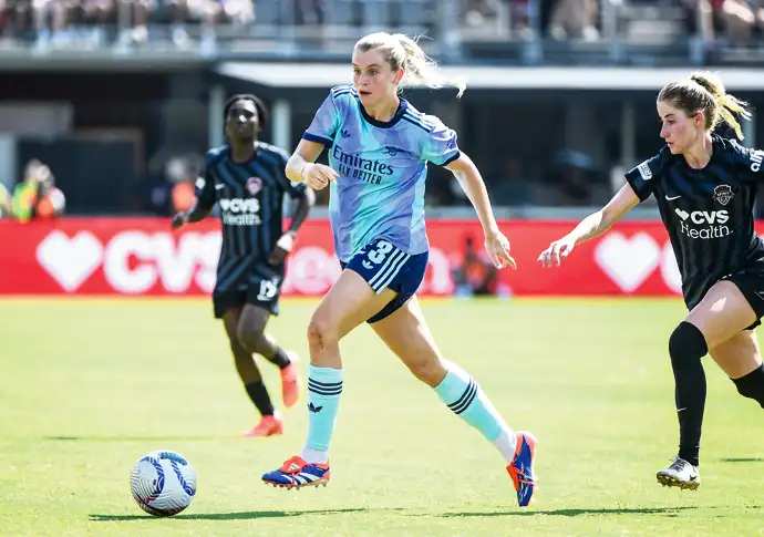 Russo scored two goals against Washington Spirit in the international friendly game