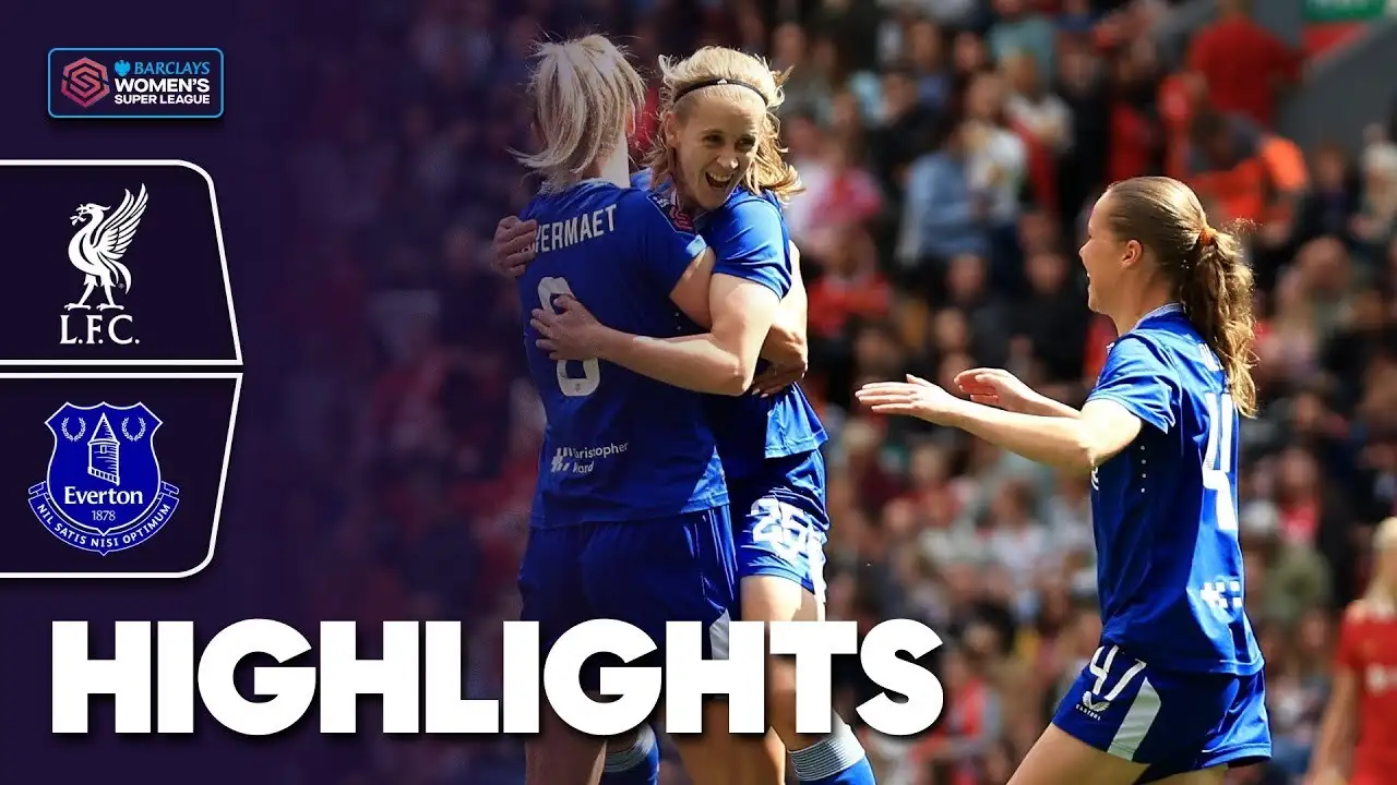 Liverpool is blue, despite the red card. Everton won the city's derby against Liverpool