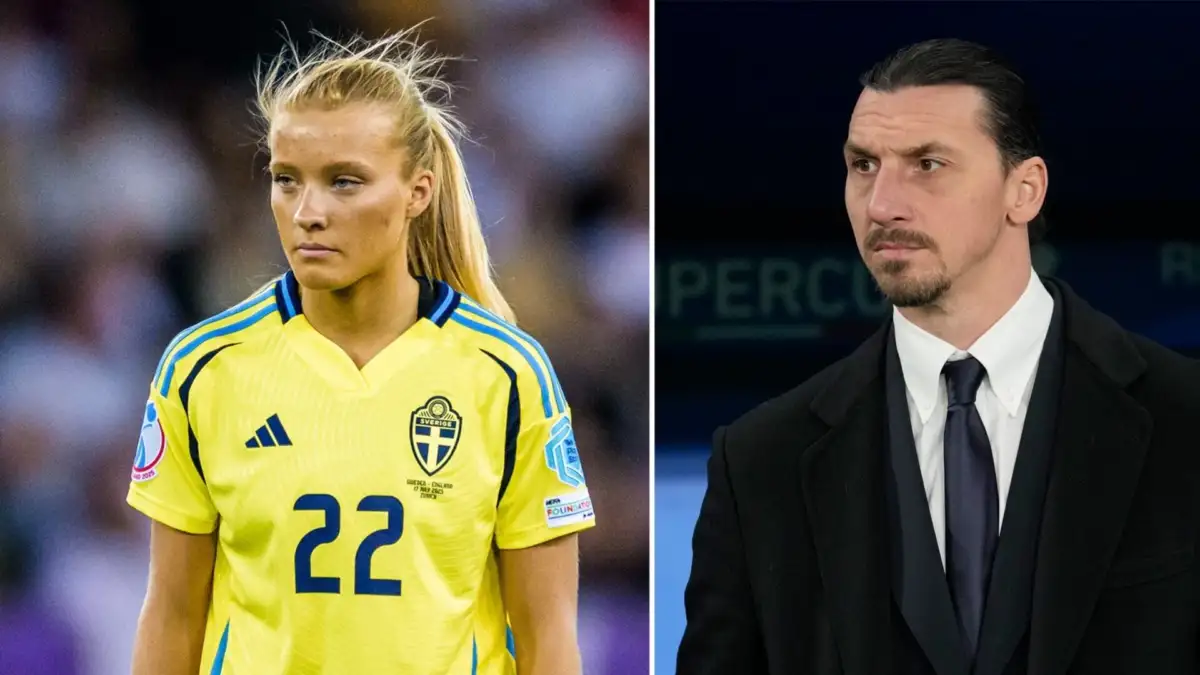 Zlatan Ibrahimović sends uplifting message to Smilla Holmberg