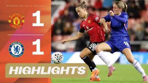 Dream goal for Anna Sandberg. Chelsea lost the points for the first time in season