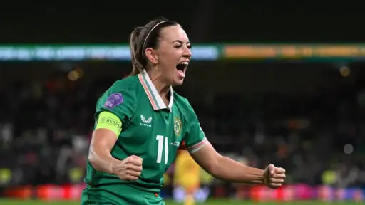 McCabe scores! Captain helped Ireland beat Belgium with two goals