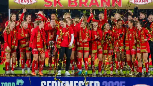 Brann is the Norwegian champion. After two seasons, they have once again dominated the Toppserien