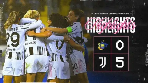 A five goal UWCL show for Juventus