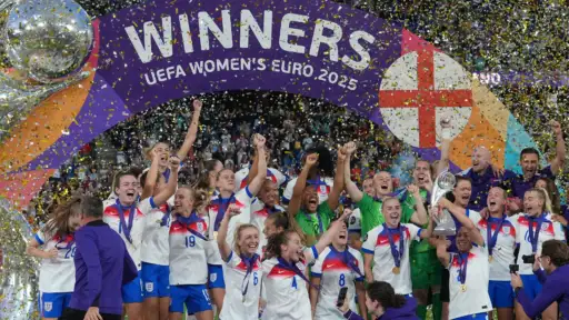 It's coming home again! The Lionesses are European champions