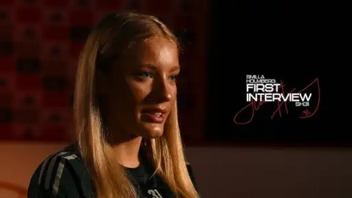 Check Holmberg's first interview as an Arsenal player