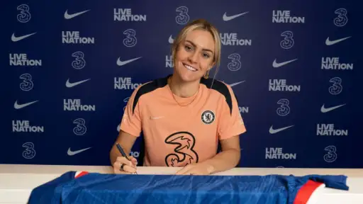 Ellie Carpenter's first interview in Blue