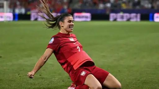 Poland says goodbye to the Euro with historic win and first goals as Denmark crushes 3:2