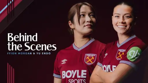 How was Ffion Morgan's first day at West Ham? Check it out?