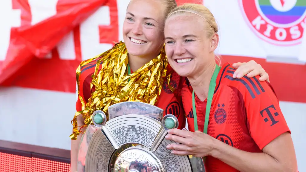 Captains, teammates and the most iconic sport couple. Discover Pernille Harder and Magda Eriksson's story