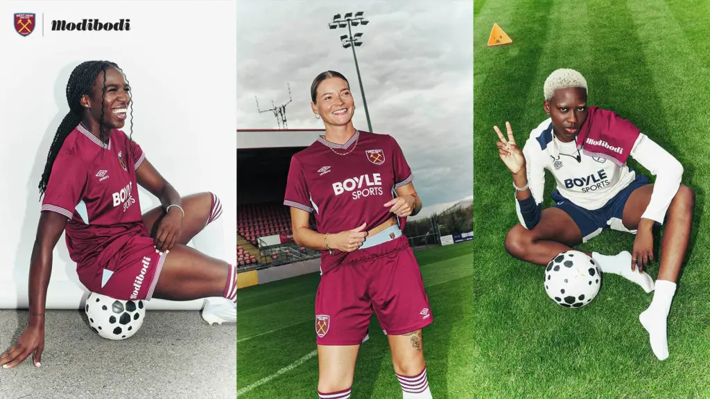 No more period stigma! West Ham announces a new partnership with Modibod