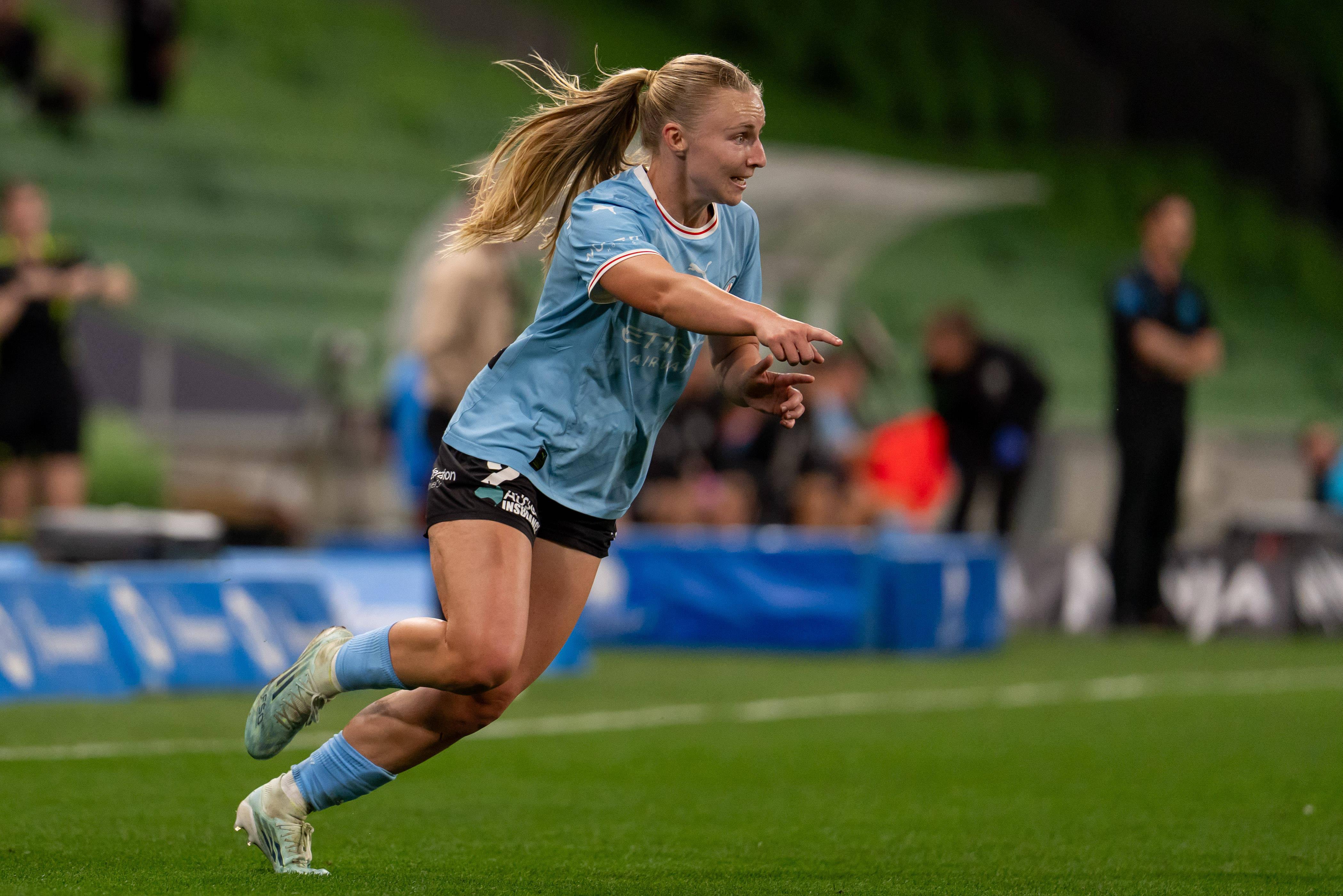 Holly McNamara — on the pitch