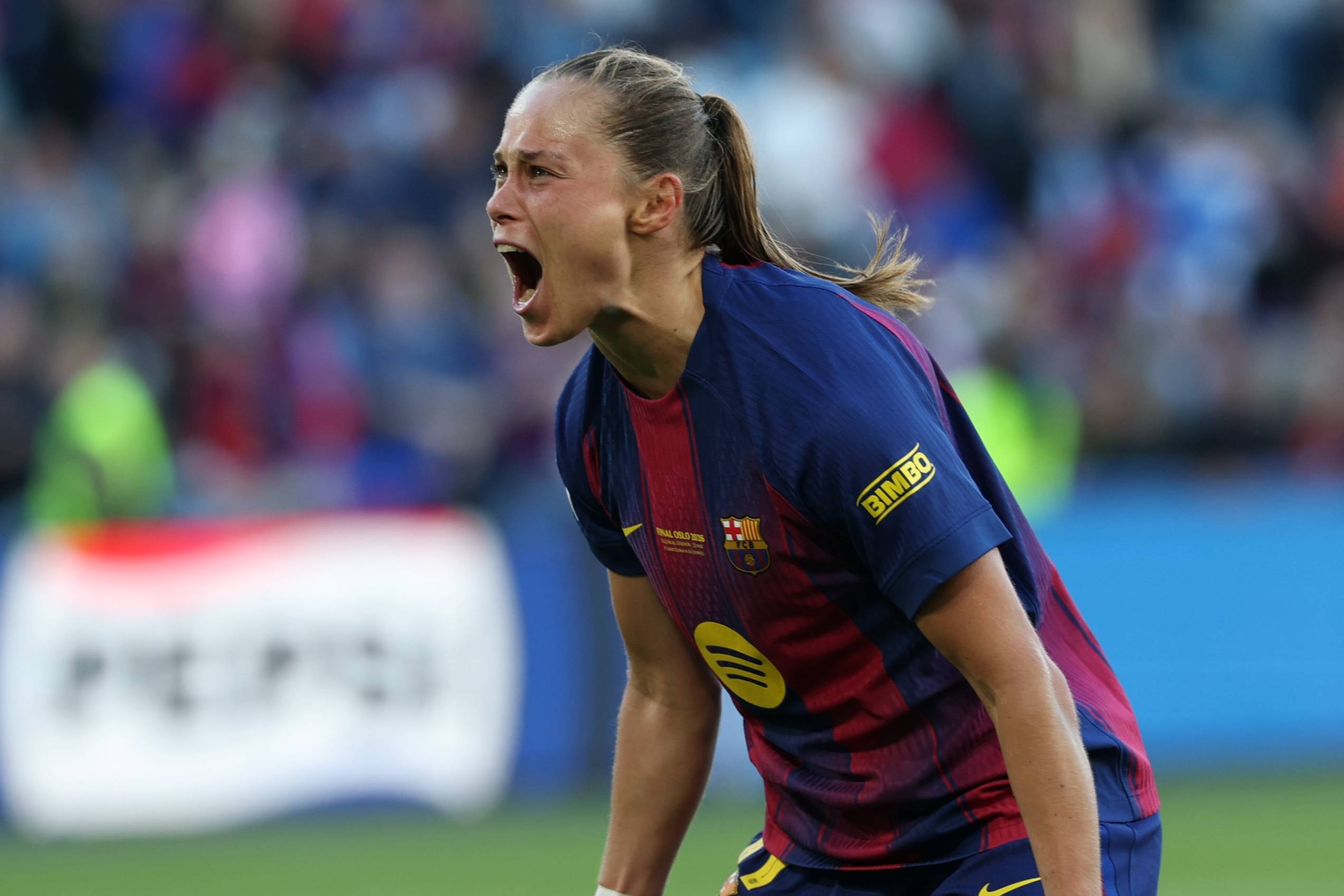 Ewa Pajor — on the pitch